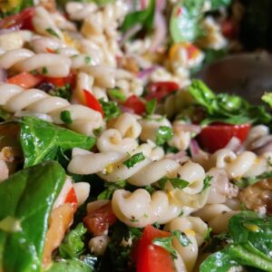 Pasta Salad w' Vegetables Herbs & olive Oil Dressing