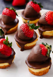 Chocolate Dipped Strawberry Mini Cheesecakes